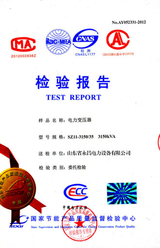 商洛电力变压器检测报告